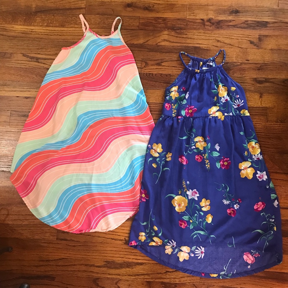 Girls Spaghetti Strap Maxi Sundress Dresses
Flower Floral Swirling Stripe Colors - Picture 4 of 13